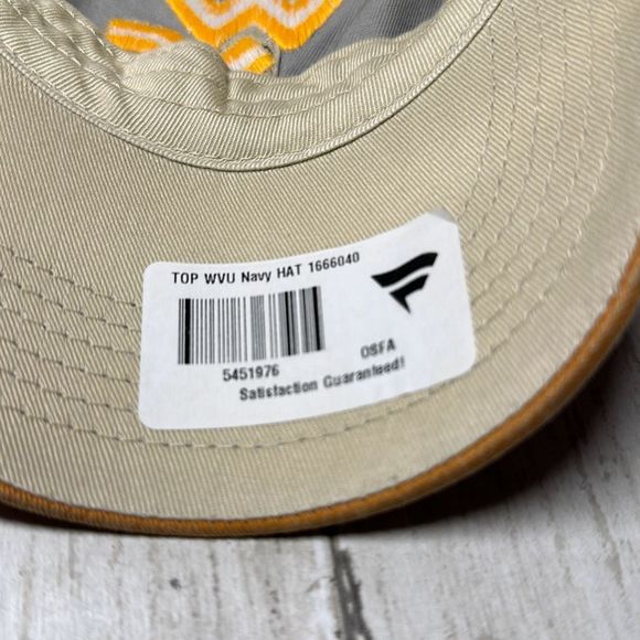 Men's Top of the World Navy West Virginia Mountaineers Offroad Trucker Adjustabl - Picture 6 of 11